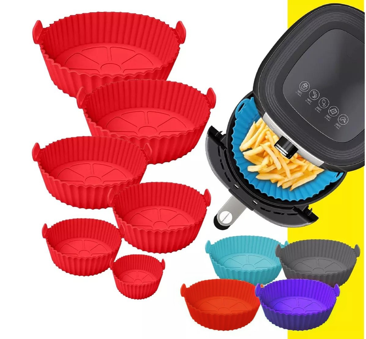 Miniatura 5 de Molde Para Freidora Air Fryer X6